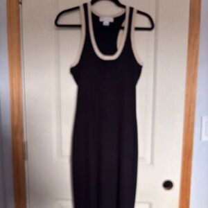 Caroline Constas Dress Body Contouring Dress Black Beige Size S